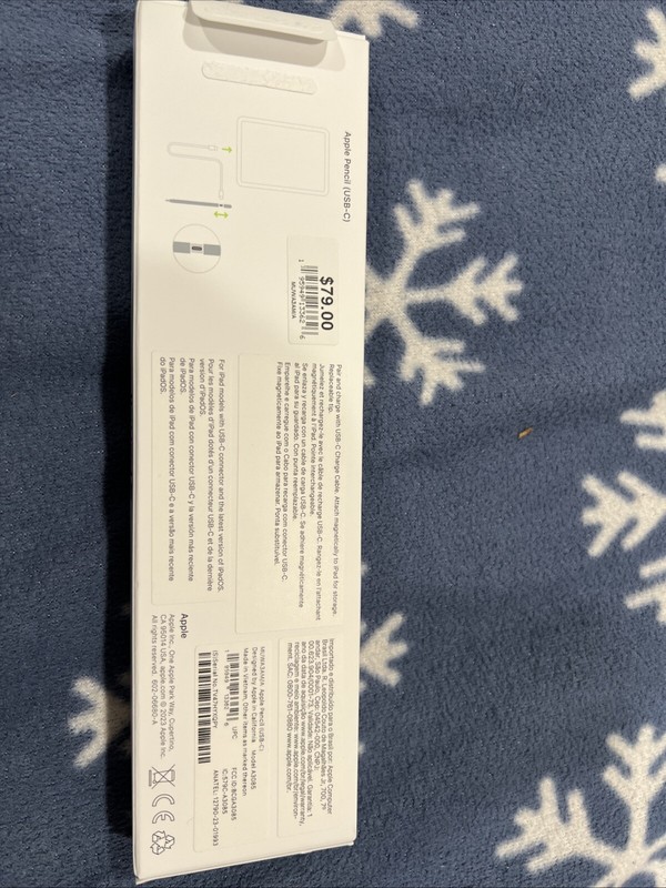 EMPTY BOX for Apple Pencil (USB-C) (NO PRODUCT INCLUDED EMPTY BOX ONLY) gallery