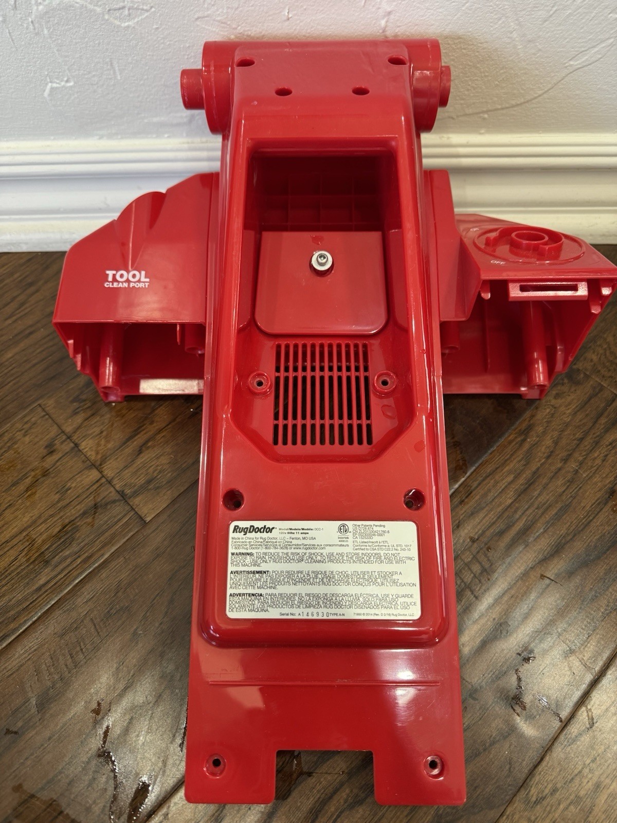 Rug Doctor Upper Body Housing For Handle -W/ Super Boost Spray Assembly - DCC-1 gallery