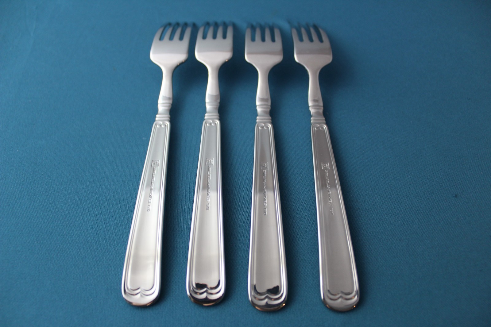 4 Dinner Forks JA Henckels VINTAGE 1876 Vietnam 18/10 Stainless NEW 7 7/8" gallery