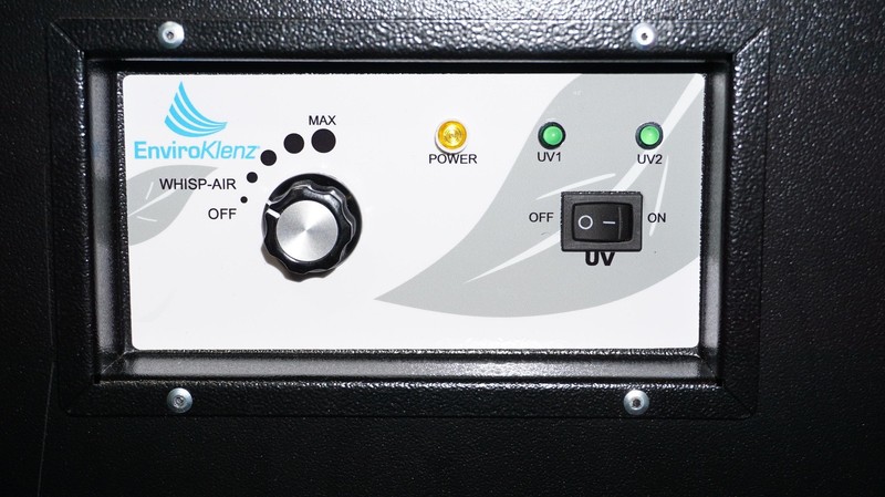 ENVIROKLENZ MOBILE AIR SYSTEM PLUS-=UV MODEL=- HEPA AIR PURIFIER ED327-0255-00BL gallery