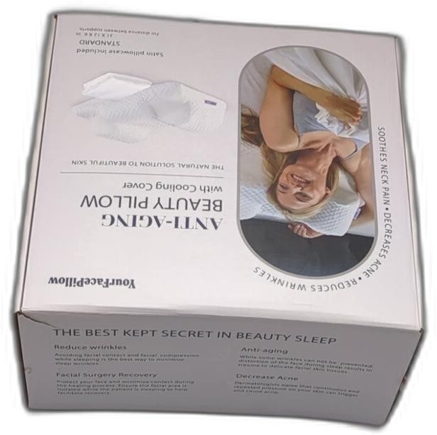 Yourfacepillow, Back Sleeper Beauty Pillow, Cervical Neck Pillow Contour Memory gallery