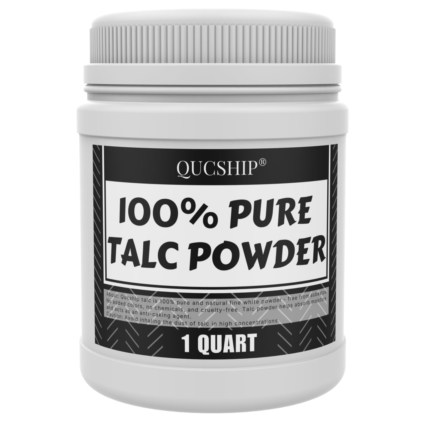 Qucship Ultra-Pure, Fine Talc Powder, Odorless & Sweat-Removing Talcum Powder... gallery