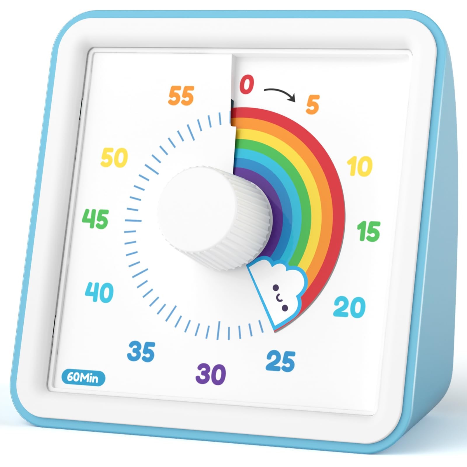 60 Minute Visual Timer for Kids and Adults, Non-Ticking 7.5 Inch Large Visual gallery