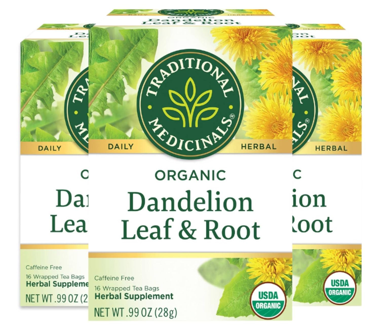 Organic Dandelion Leaf & Root Herbal Tea, Supports Kidney Function & Healthy Dig gallery