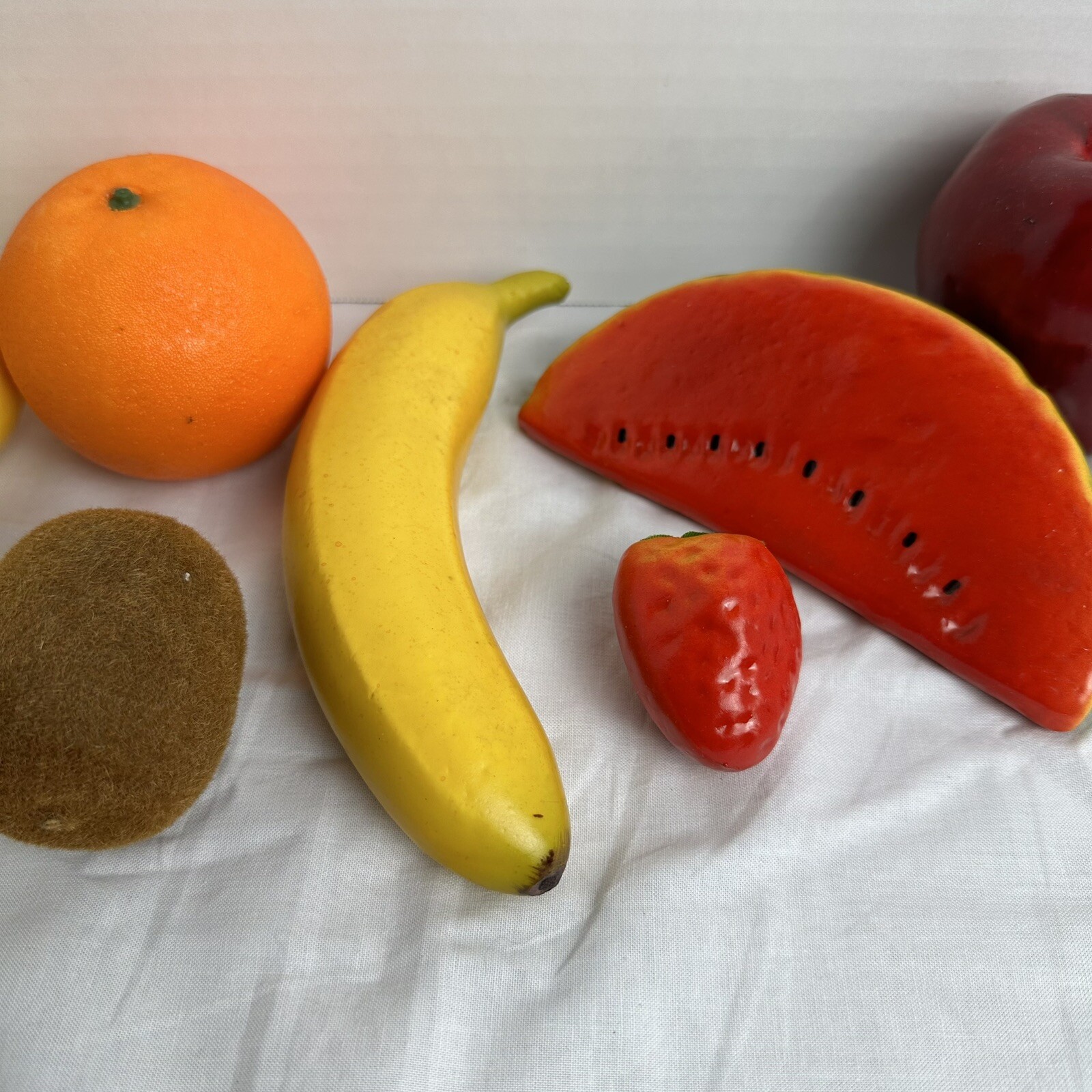 Lot 7 Styrofoam Mixed Fruit Watermelon Apple Pear Banana Strawberry Kiwi Orange gallery