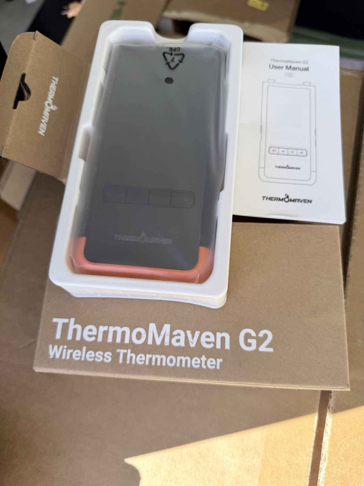 ThermoMaven G2 Wireless Meat Thermometer 2-Probe WiFi Bluetooth BBQ Grill gallery