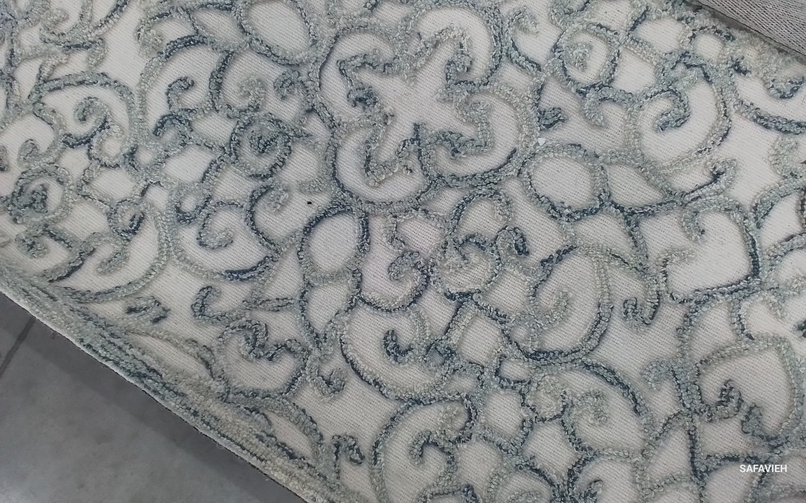BLUE / IVORY 5'-0" x 8'-0" Back Stain Rug, Reduced Price 1172801288 TRC103B-5 gallery