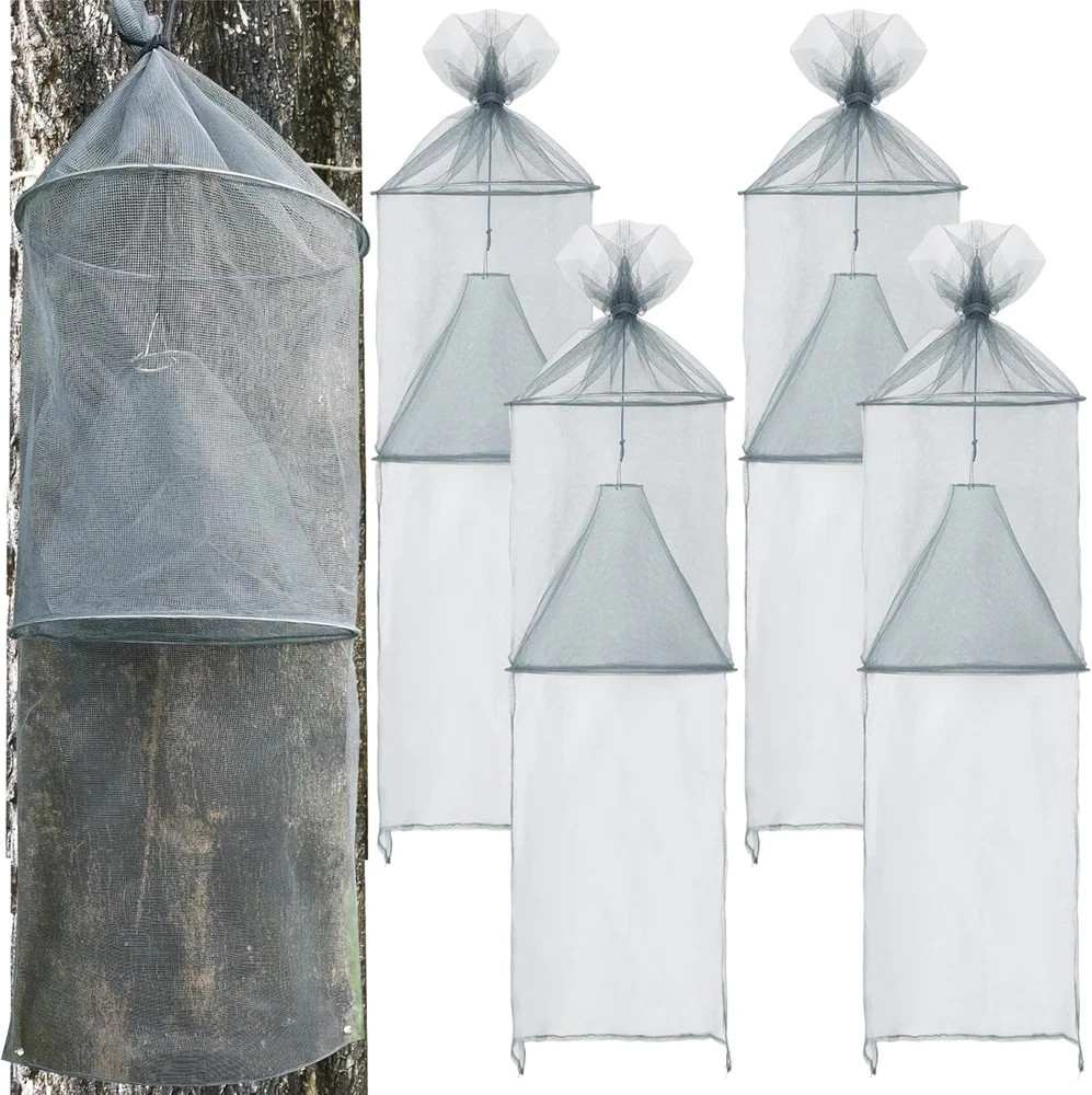 16 Pack Spotted Lanternfly Traps Lantern Fly Killer Mesh Tree Trap with Jute Rop gallery