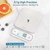 BOMATA Waterproof IPX6 Kitchen Scale, 0.1 g/0.01 oz High Precision, 5 kg/11 l... gallery