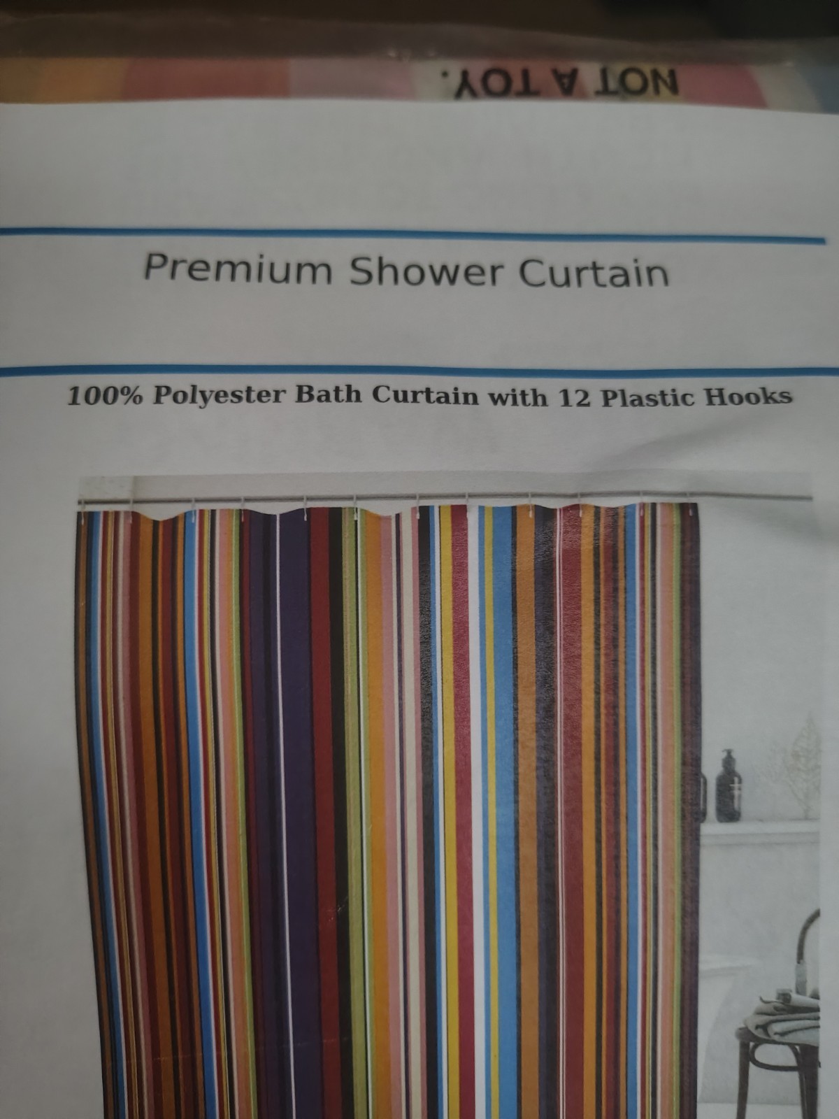 Retro Rainbow Color Shower Curtain gallery
