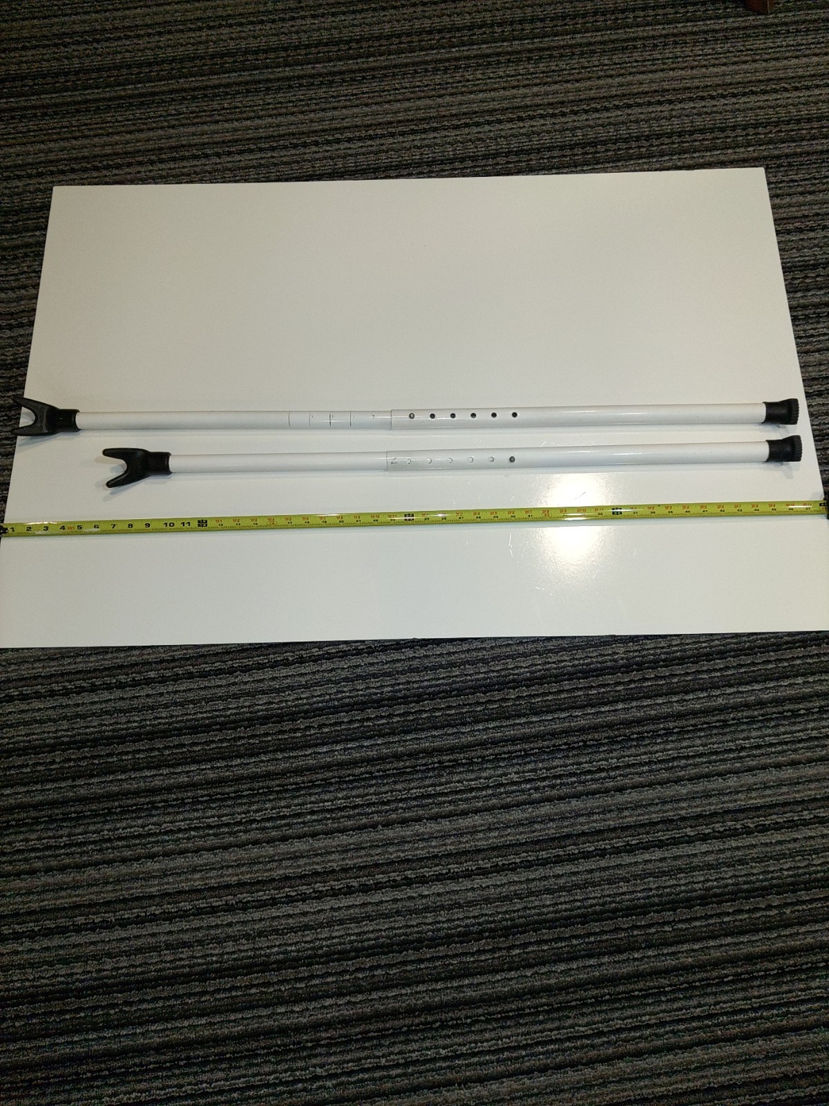 Security Door Bar MP Products Part 10104 2 Adjustable Bars For Two Doors gallery