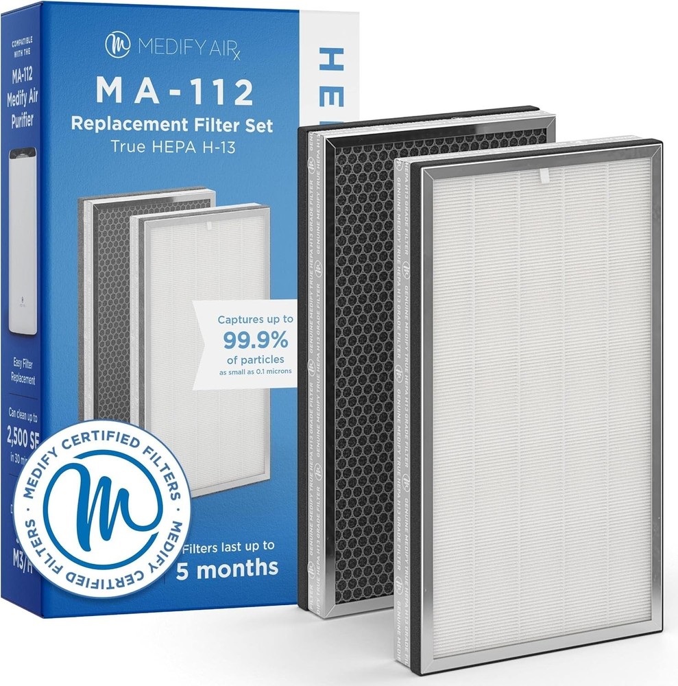 MA-112 Genuine Replacement Filter | for Allergens, Wildfire Smoke, Dust, Odors