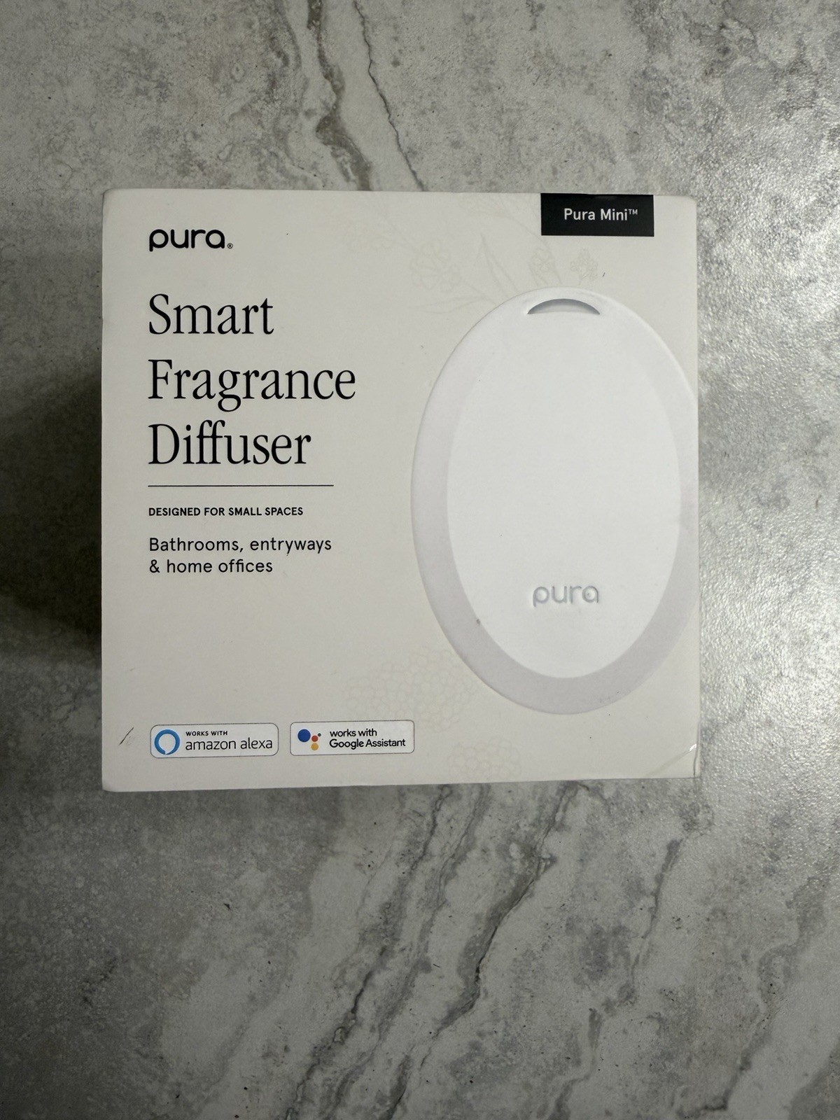 PURA Mini Smart Fragrance Diffuser White Alexa Google Assistant NO FRAGRANCE gallery
