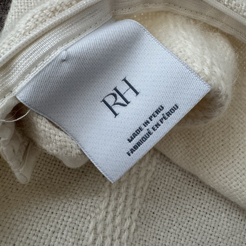 Restoration Hardware 100% ALPACA ANDEAN King Lounger Sham One Pillow Case gallery