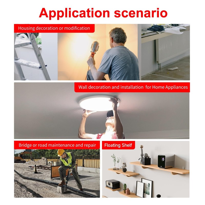 Stud Finder Wall Scanner LCD Display Detector Tester for Wood AC Wire Metal Pipe gallery