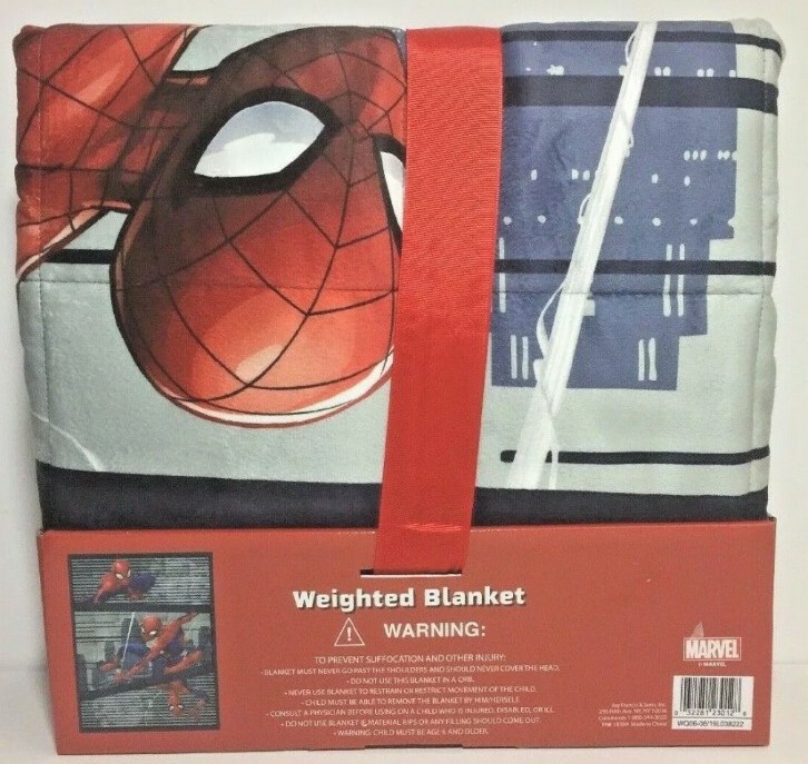 Marvel Spider-Man Soft Weighted Blanket 4.5 pounds 36x48 in. Spiderman New gallery