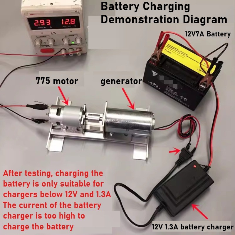 220V Generator Set Permanent Magnet Brushless DC Motor Double Bearing Silent New gallery
