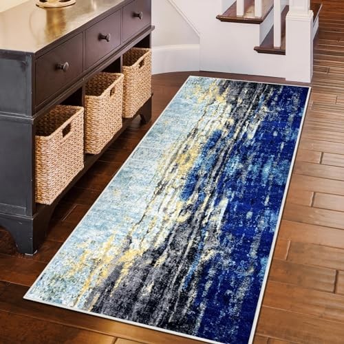 Washable Area Rug, 2X6FT Hallway Runner Rug Carpet,Soft Modern Entryway Mat gallery