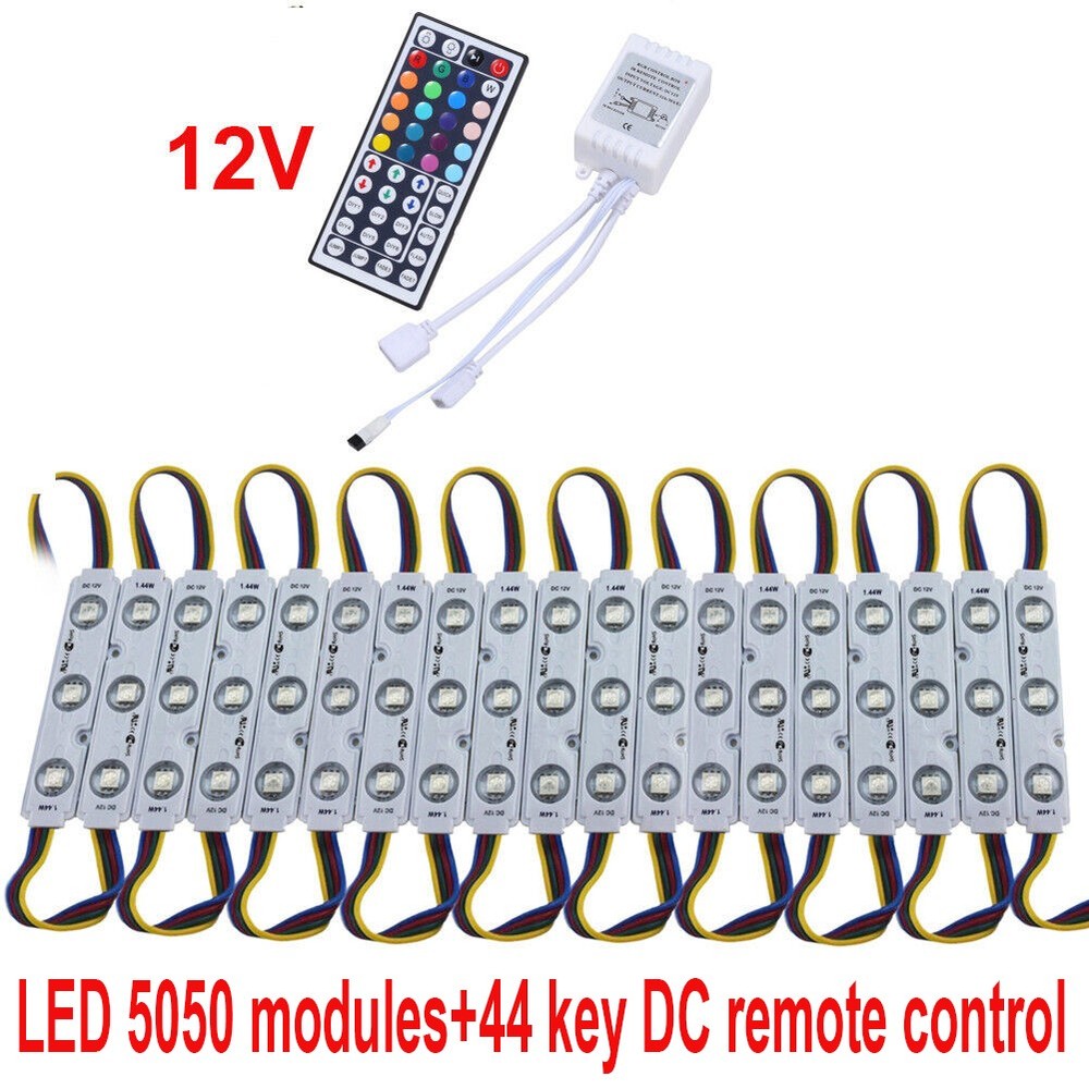 20x SMD 5050 Multicolor Module Lighting for Sign Waterproof IP65 Superbright US