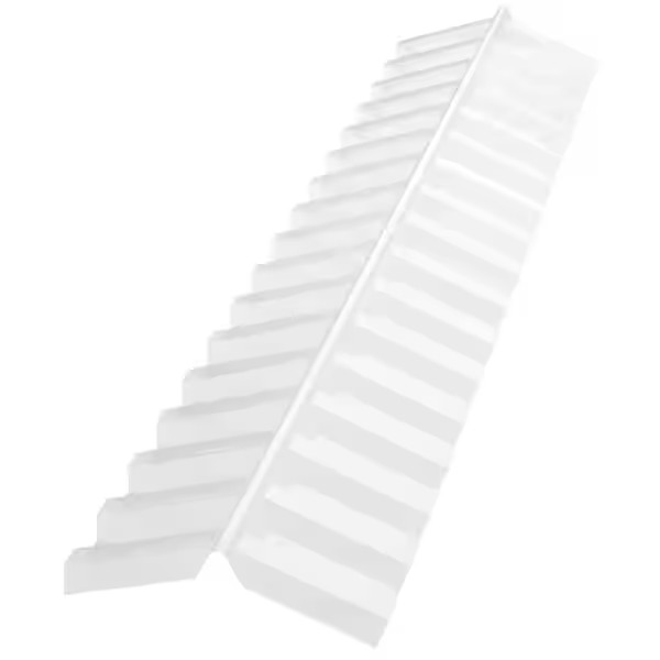 Suntuf 4 ft. Polycarbonate Ridge Cap Flashing in Clear gallery