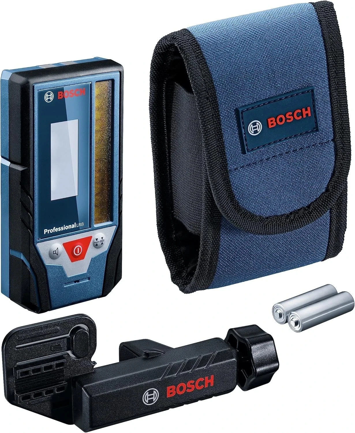 Bosch LR8 Line Laser Receiver for Red and Green Beam Lasers w/ Mounting Bracket gallery