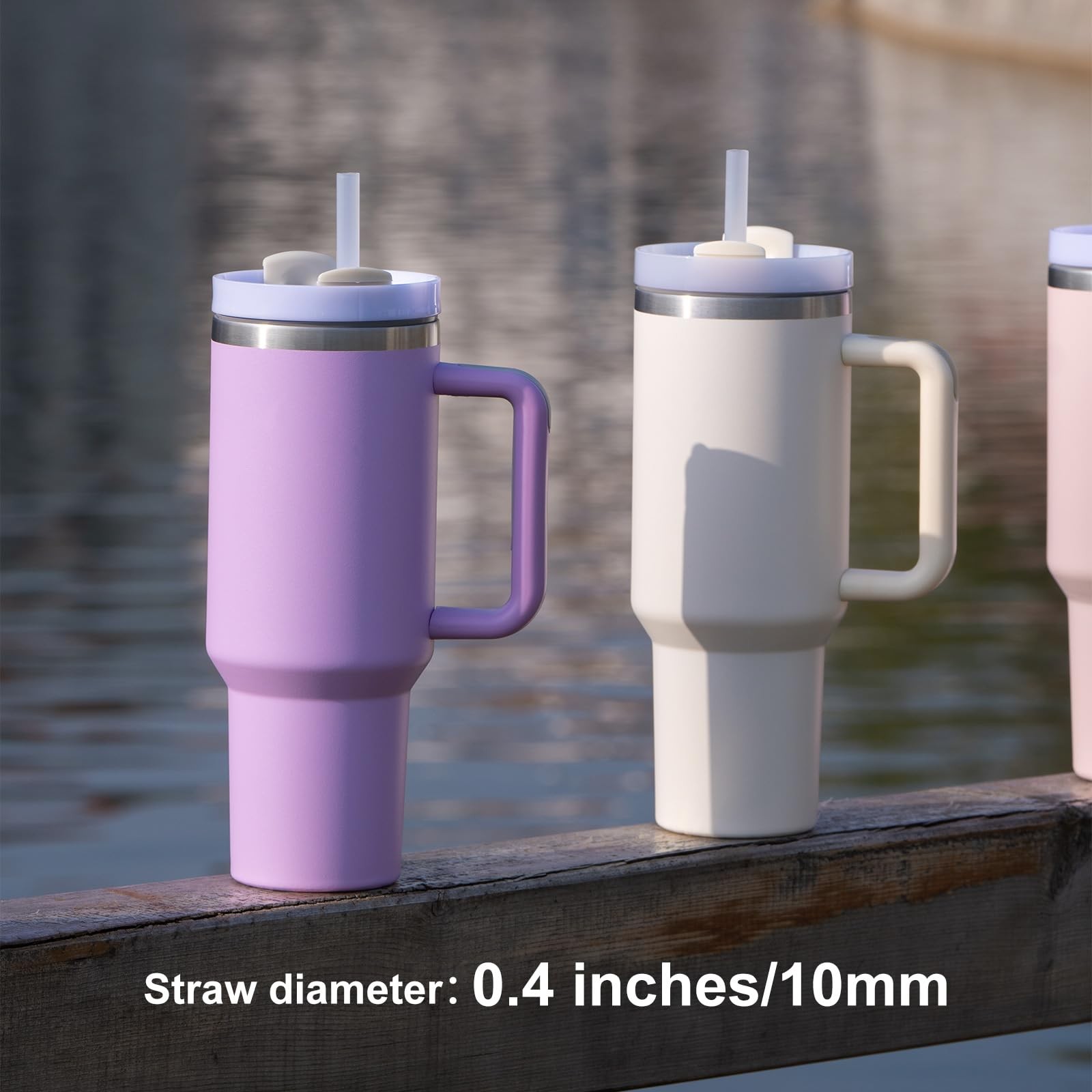 6 Pcs Replacement Straw for Stanley Adventure Quencher 40 oz 30 oz Cup Tumbler,S gallery