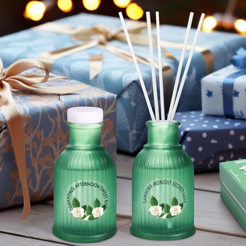 Reed Diffuser Set 200ml Gardenia Tuberose 2 Pack - Aromatherapy Home Fragrance gallery