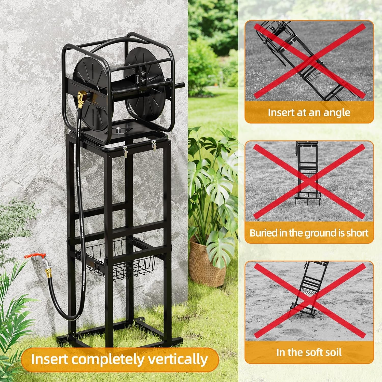 SPECILITE Heavy Duty Ground Mount Hose Reel 360 gallery