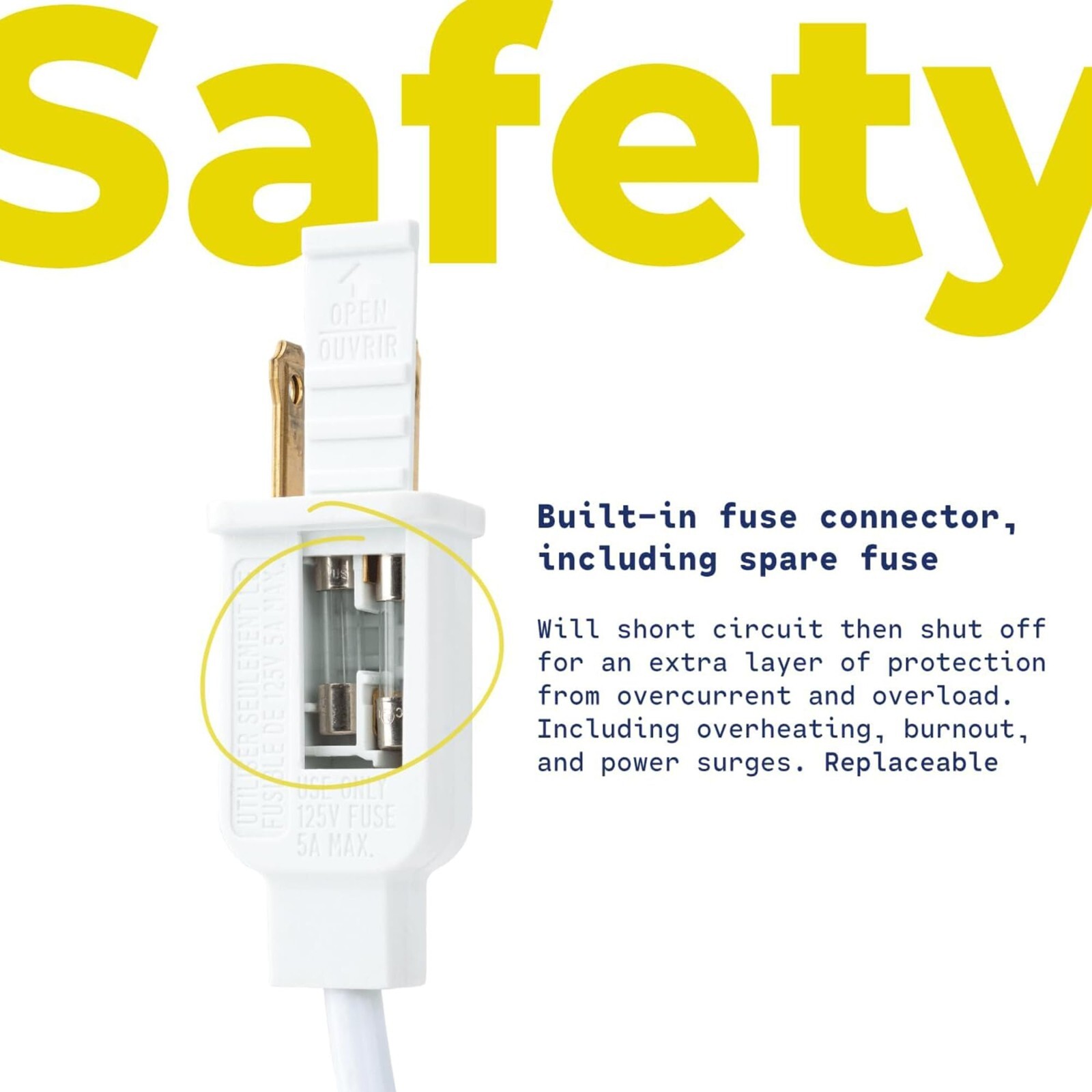 LED Rope Power Cord w/Attached Connection Cap Mode-Changing 8-Modes 1Meter 3.3ft gallery