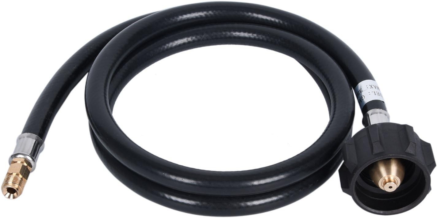 Gassaf 4 FT RV Propane Hose, Propane Pigtail Connector Hose QCC1 Connector- Acme gallery