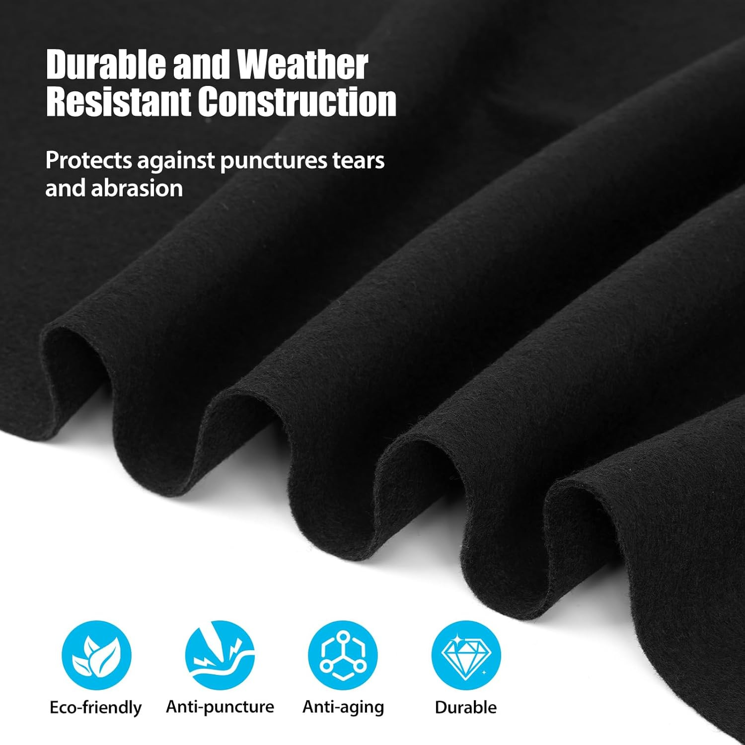 18 FT round Pool Liner Pad for above Ground Pools, Durable Pool Mat with Geotext gallery