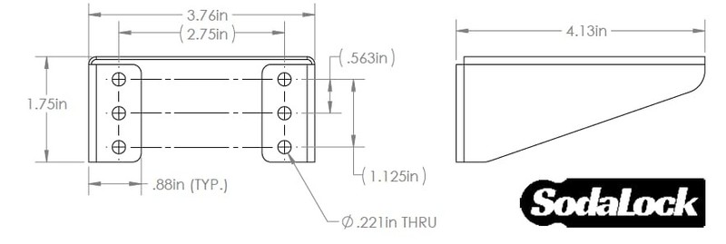 Soda Gun Vertical Mount - ONLY - This Product FITS Stainless Steel gallery