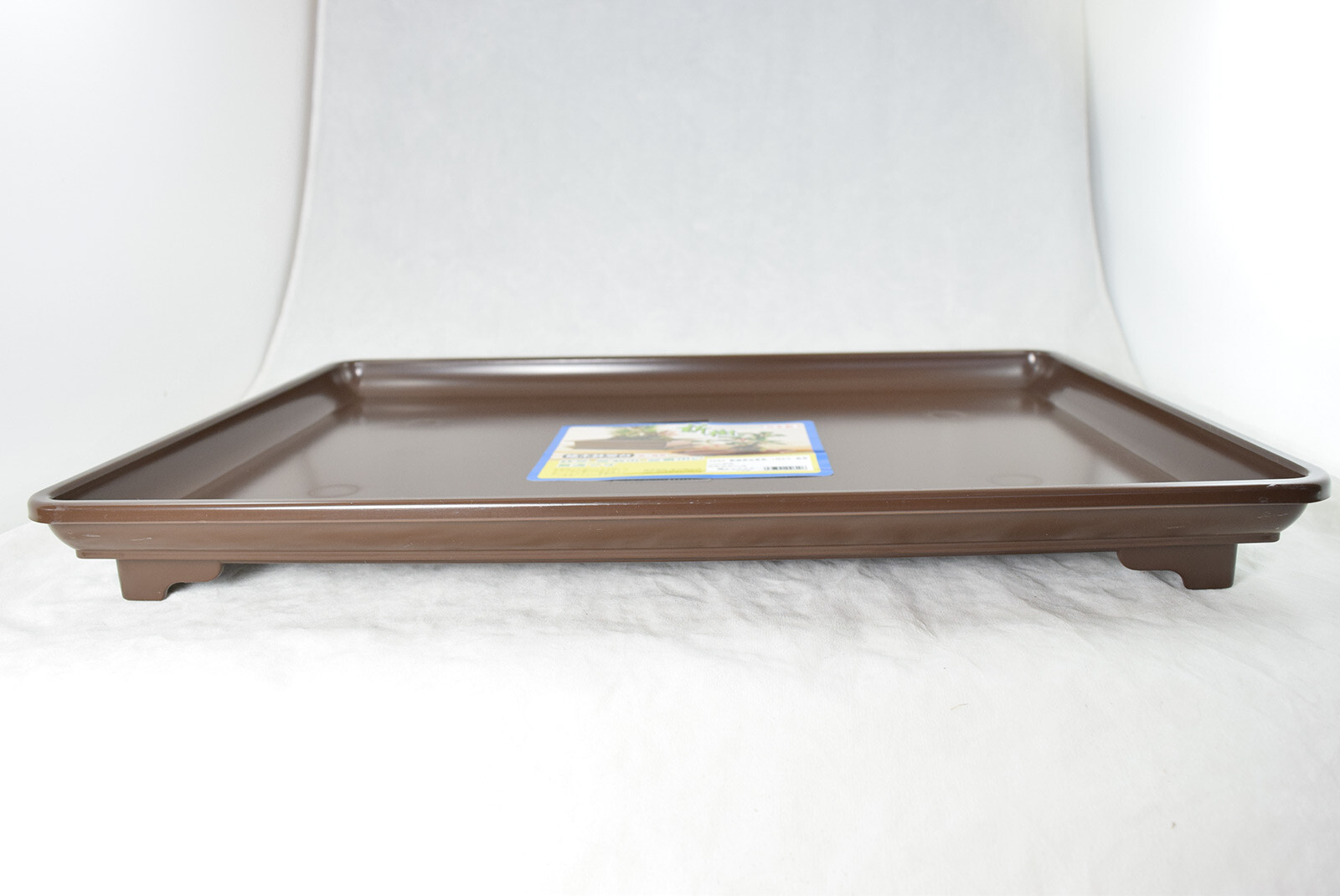 Japanese Deluxe Brown Plastic Humidity/Drip Tray for Bonsai Tree - 11.25" to 18" gallery