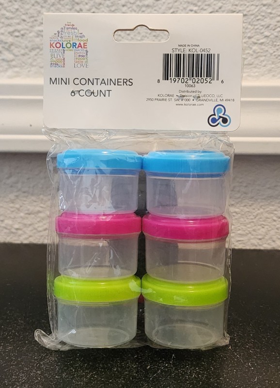 Kolorae Mini Containers 6 Count gallery