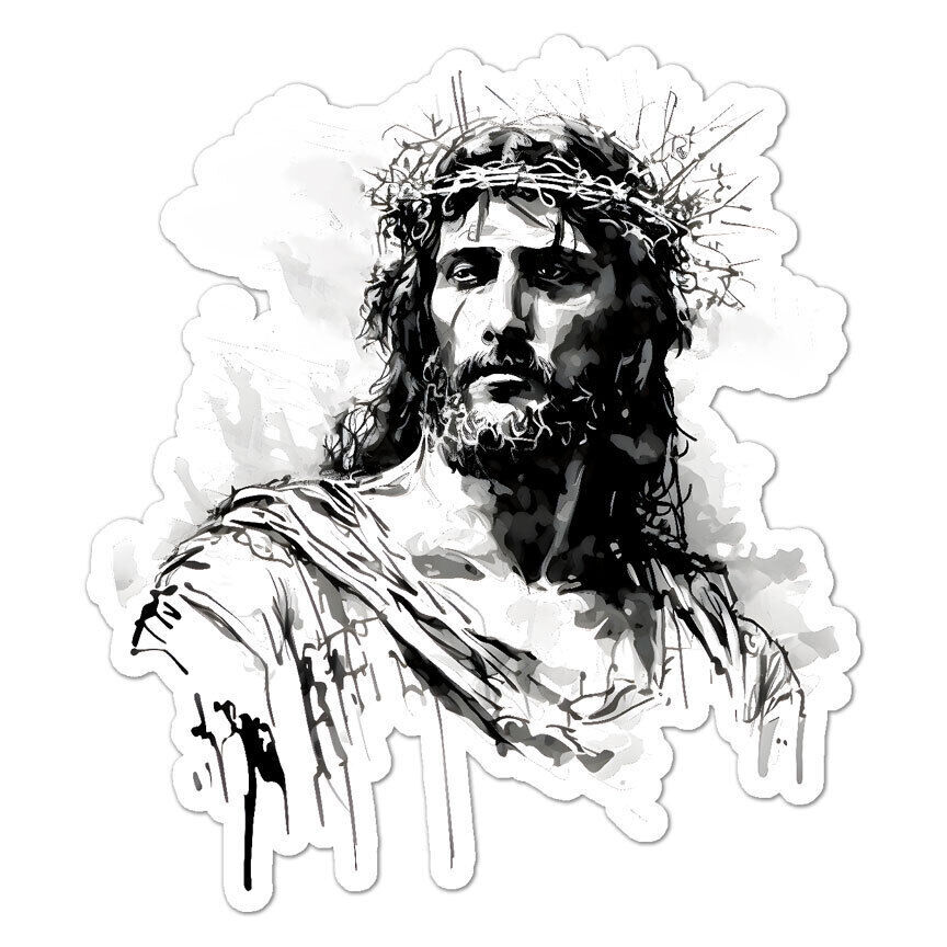 Jesus Crown Thorns Sticker Decal gallery