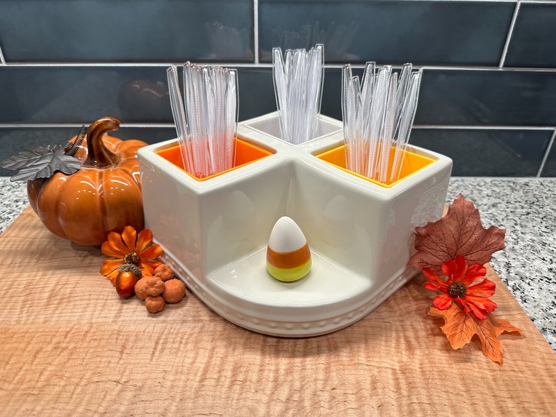 Liner for Nora Fleming Corner Caddy: Reusable Silverware Tray Insert gallery