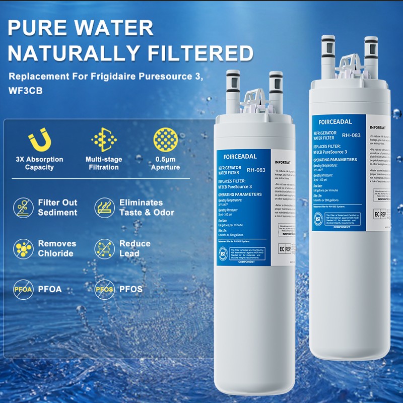 2-6Pieces For Frigdaire WF3CB PureSource 3 Refrigerator Water Filter New Sealed gallery