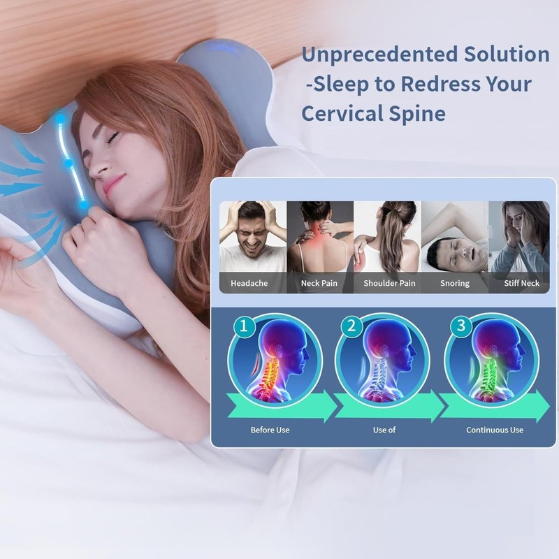 Cloud Contour Memory Foam Pillow,Ergonomic Design for Reducing Snoring gallery