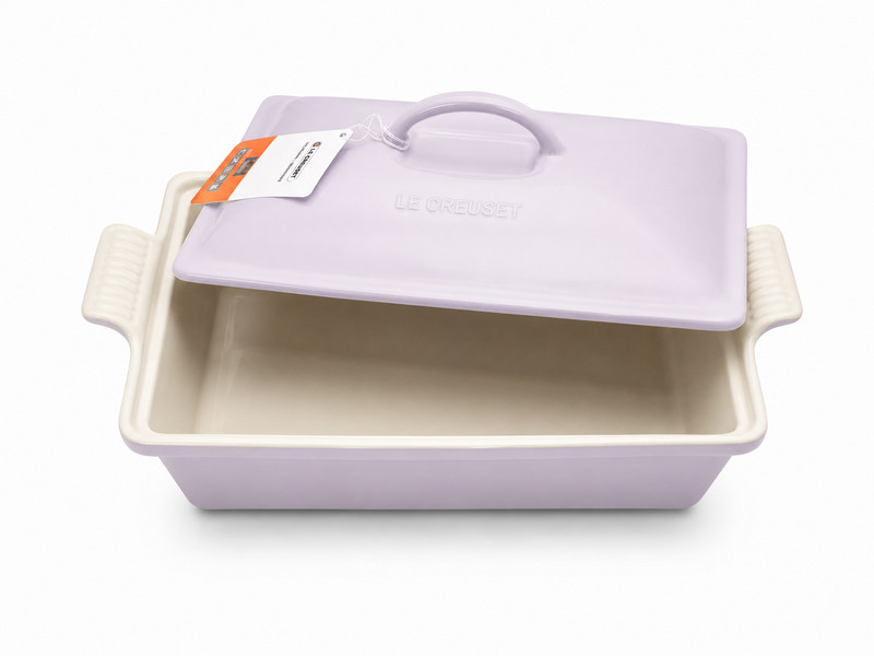 Le Creuset Heritage Rectangular Dish with Lid – Shallot, 33cm / 3.8L gallery