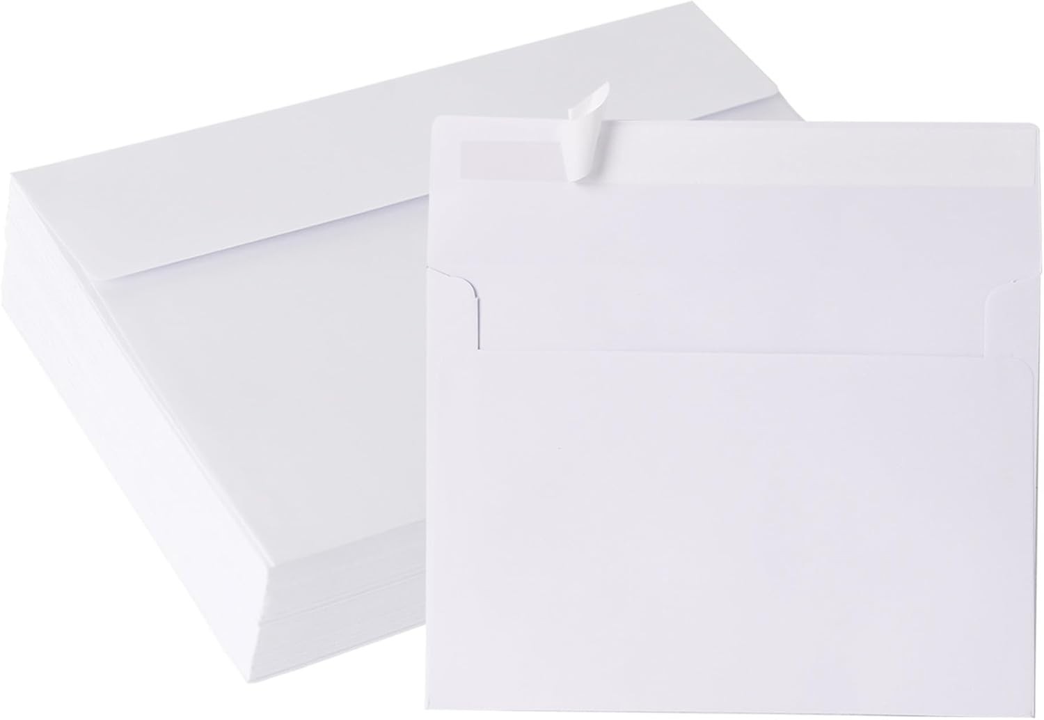 5x7 Envelopes 50 Pack, A7 White Envelopes for Invitations, 5 1/4” x 7 1/4” La... gallery
