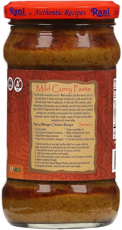 Rani Curry Paste MILD (Spice Paste) 10.5oz (300g) Glass Jar gallery