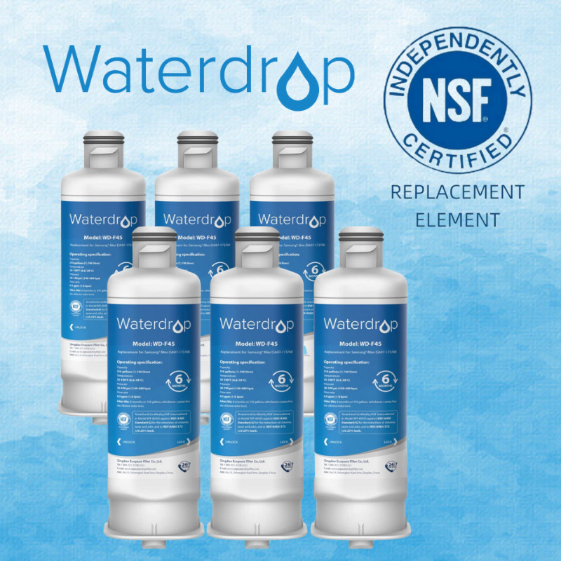 Waterdrop DA97-17376B Refrigetor Filter,Replacement for Samsung DA97-17376B(6) gallery