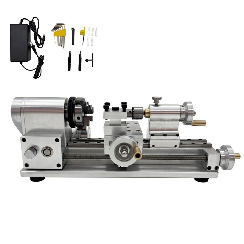 Compact Lathe Precision Micro Lathe Mini Lathe Watch Lathe Mala Bead Machine DIY gallery
