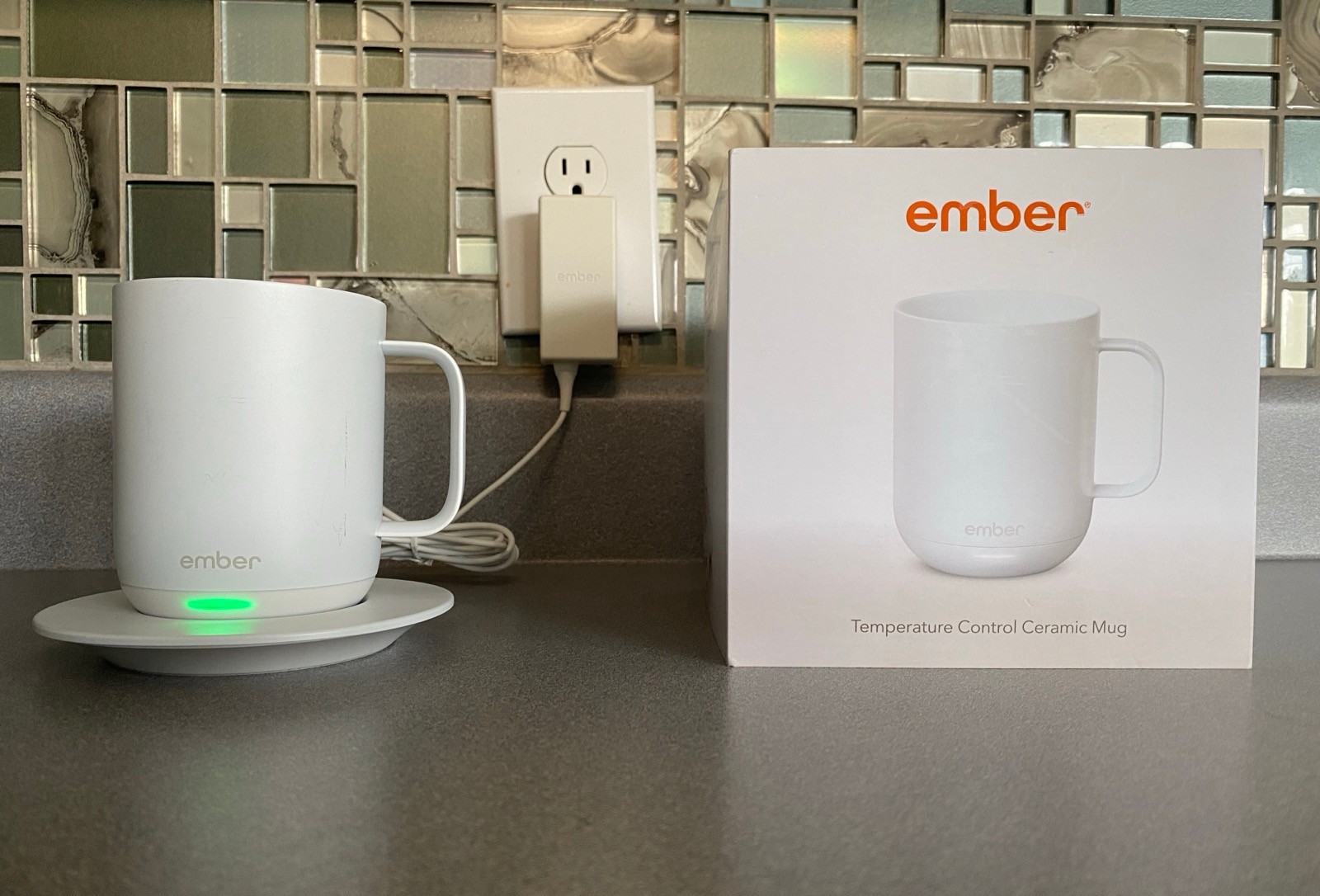 Ember Temperature Control Smart Mug App-Controlled 10 Oz ~ Tested, Works!! gallery