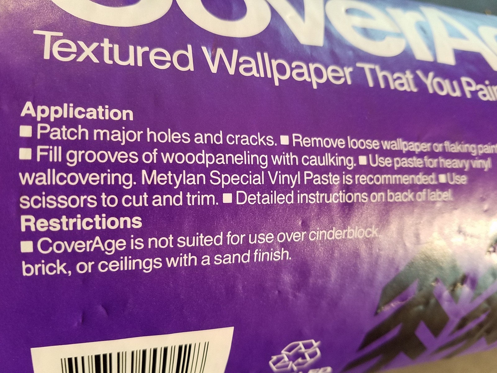 No. 52 Medium Textured Wallpaper Roll by Coverage 109 feet long/21 Inches Wide gallery