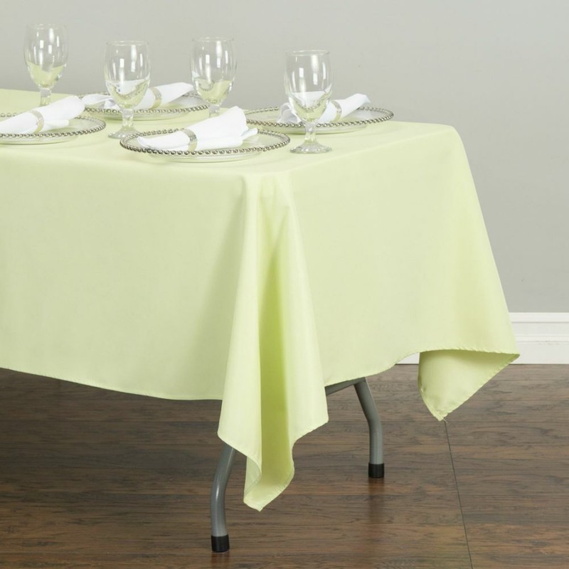 1 or 10 pcs 70 x 120 in. Rectangular Poly Tablecloth 33 colors Wedding Party gallery