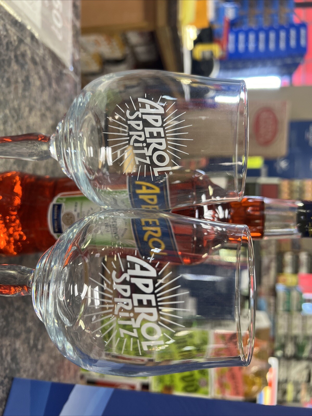 Aperol Spritz Balloon Glassware (set Of 2 ) 18 ounce glasses New 2025 Edition gallery