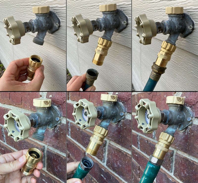 20-30 psi Pressure Reducer Regulator 3/4 inch Hose Thread Drip Irrigation System gallery