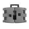1-Step Plastic Folding Step Stool Type 1A 300 lb Black Gray gallery