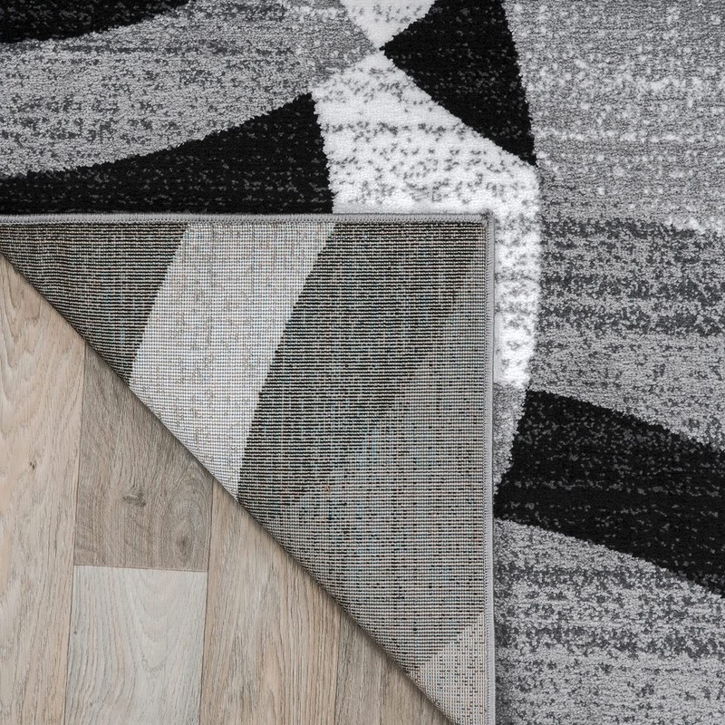 Grey Rectangular 2 7 X 4 Area Rug Soft Plush Polypropylene Indoor Rug gallery